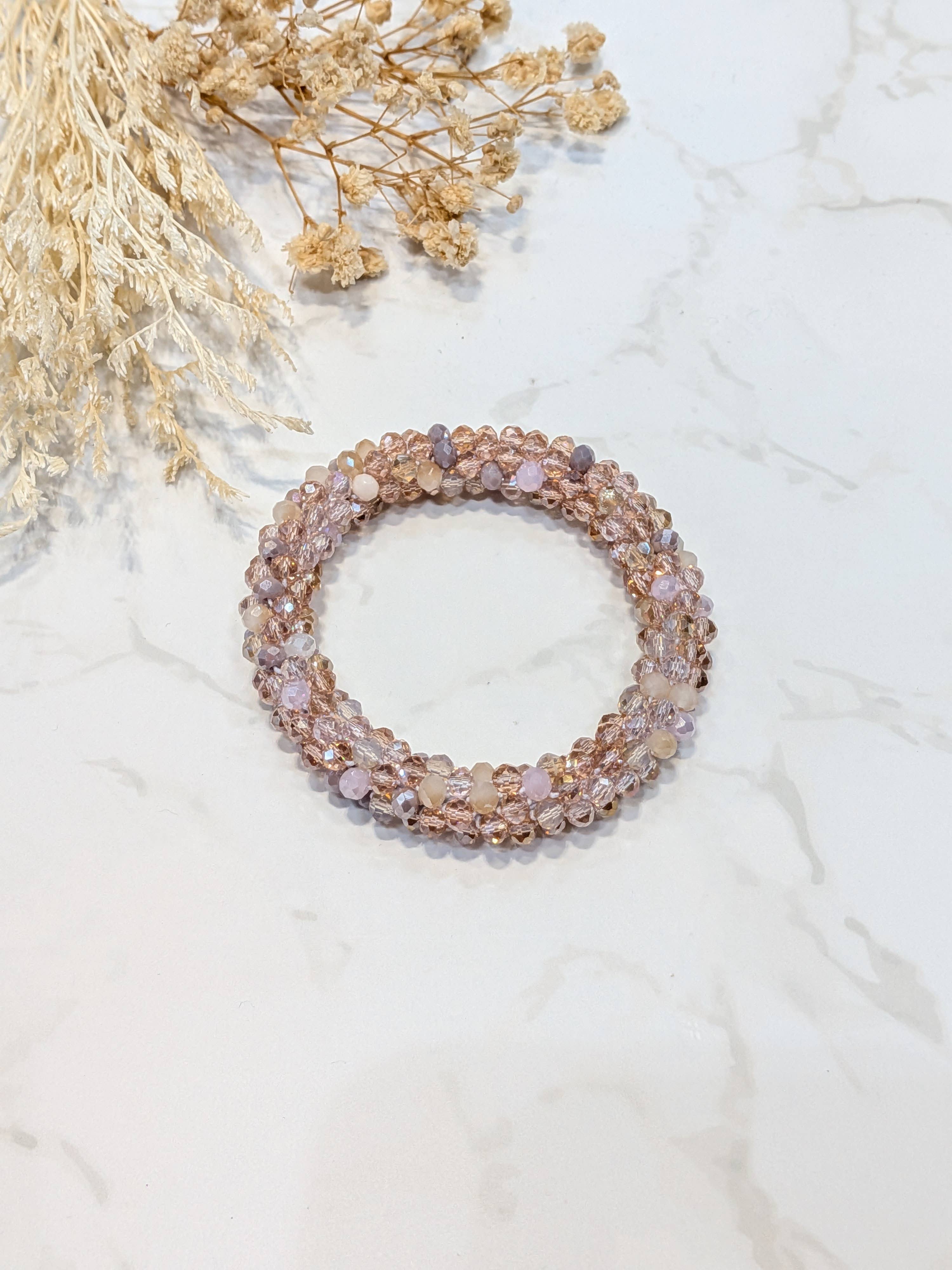 LOLO & YAYA - Wholesale Link & Chain Bracelet - Red-tone crystal effect bracelet13