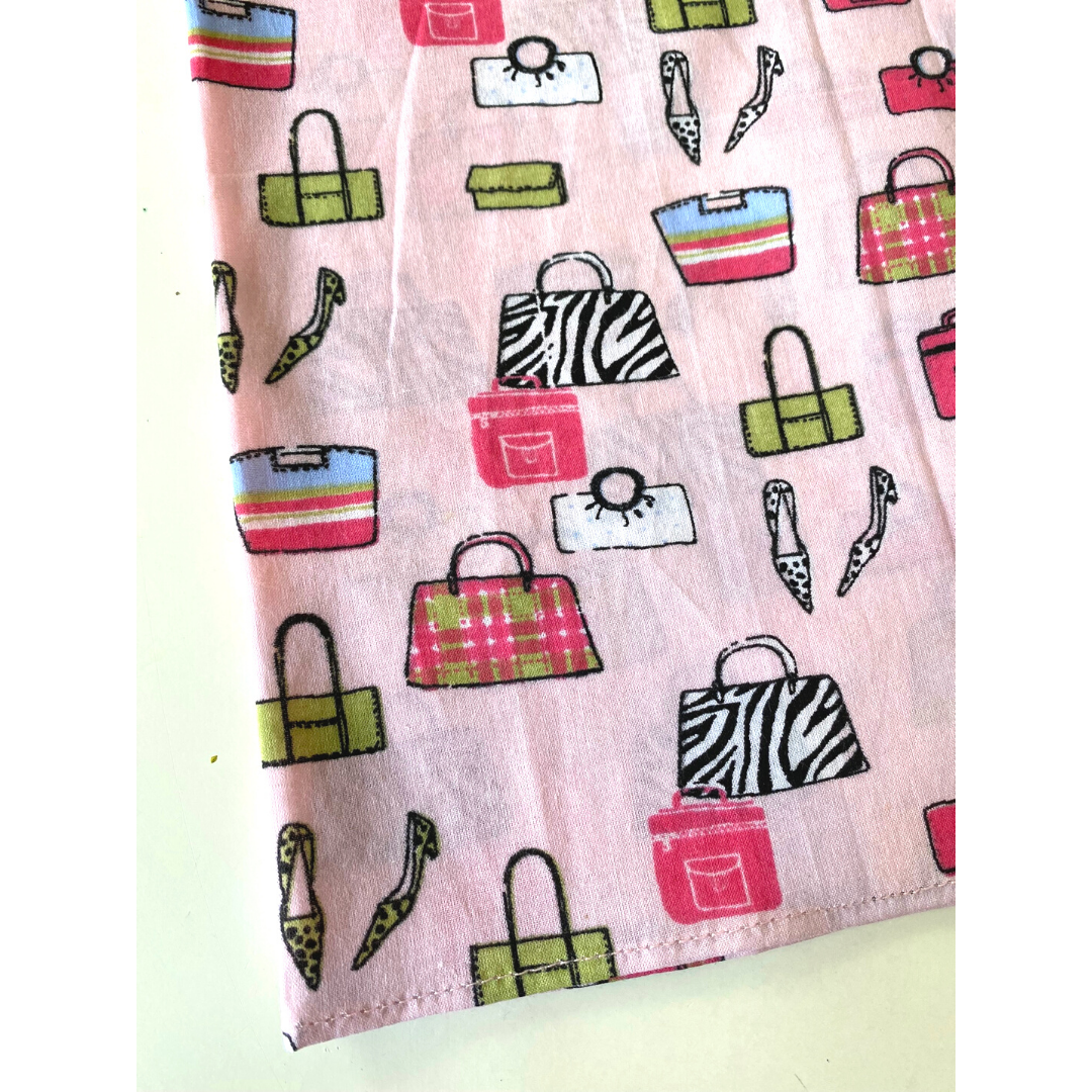 The Indian Bazaar – wholesale Bandana – Women's – Bandana - Bags Print on pink Cotton bandana0