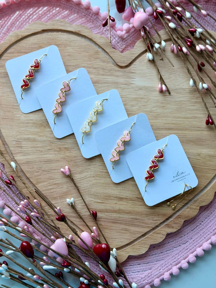 Heartstring Bracelet for wholesale by E & M Creative Design Co.