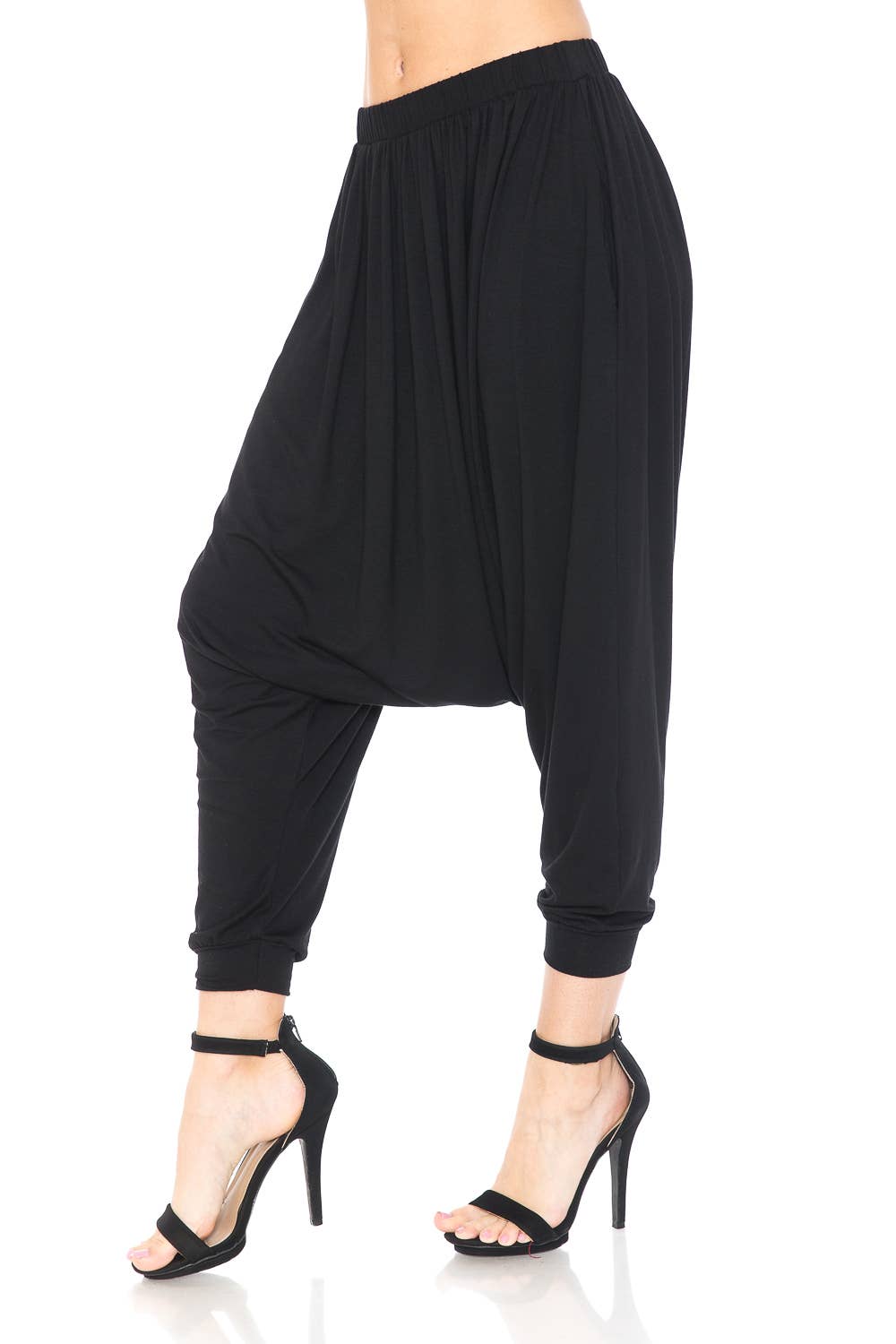 Allium - Wholesale Pants - Women's - Harem Pants with Elastic Waist/Pockets OPEN PACK7