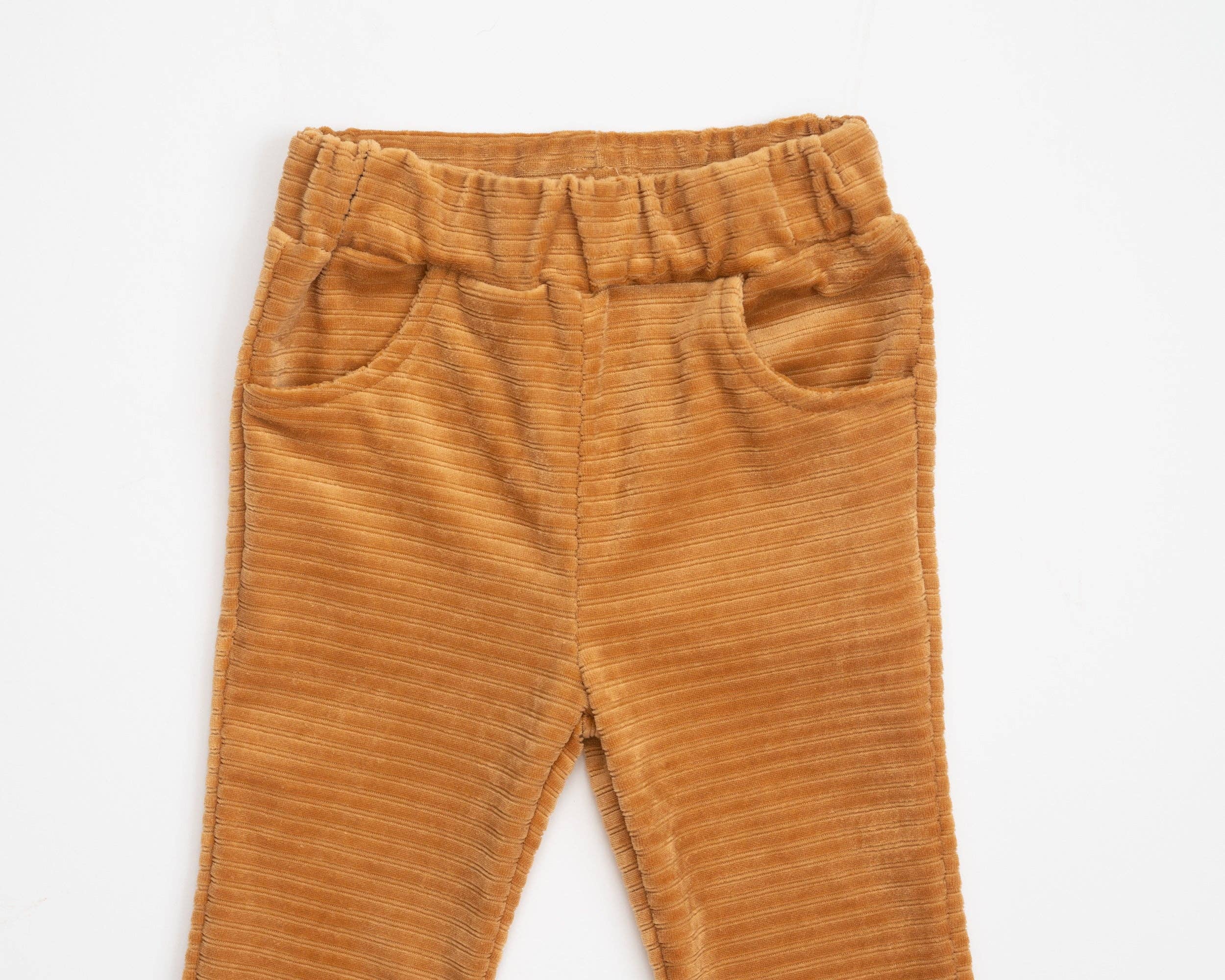 Strawberry Jam Kids - Vente Pantalon – enfant - Vêtements rétro en velours côtelé marron évasé pour filles1