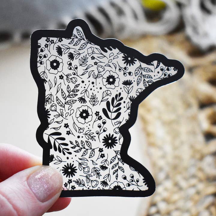 Minnesota Floral (transparent) pour la vente par Wild North Co