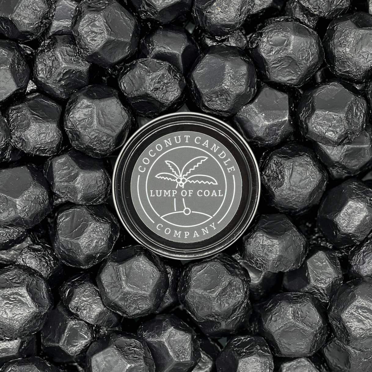 Coconut Candle Company - Wholesale Jar/Filled Candle - Lump Of Coal0