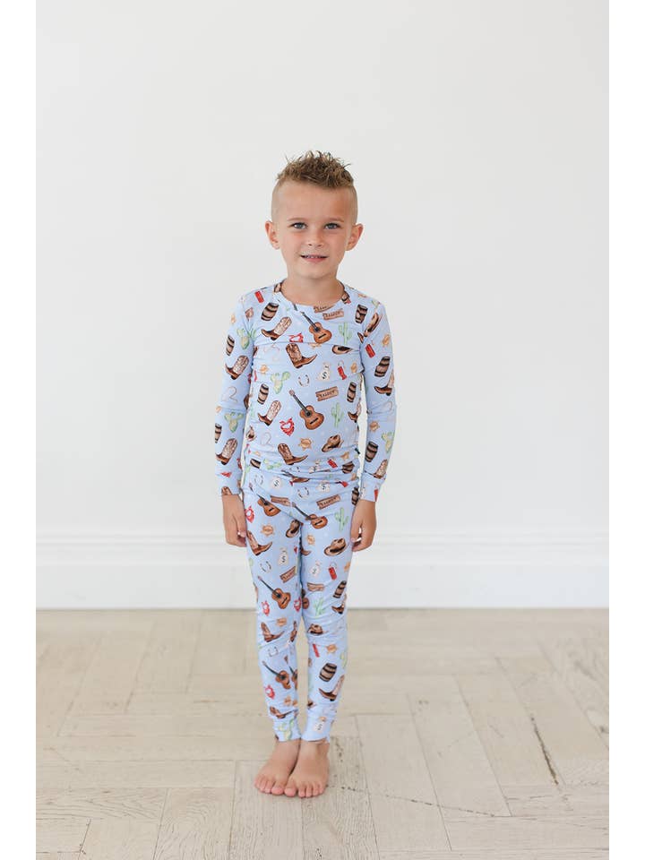 Blush Lotus – wholesale Sleepwear set – Kids – Cowboy - Set6