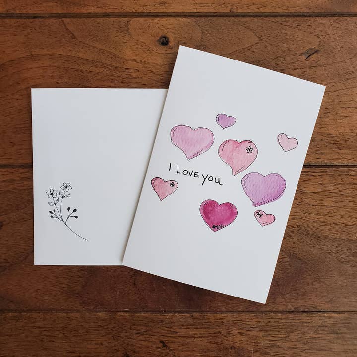 Simply Love Card for wholesale by Red Cottage Creative