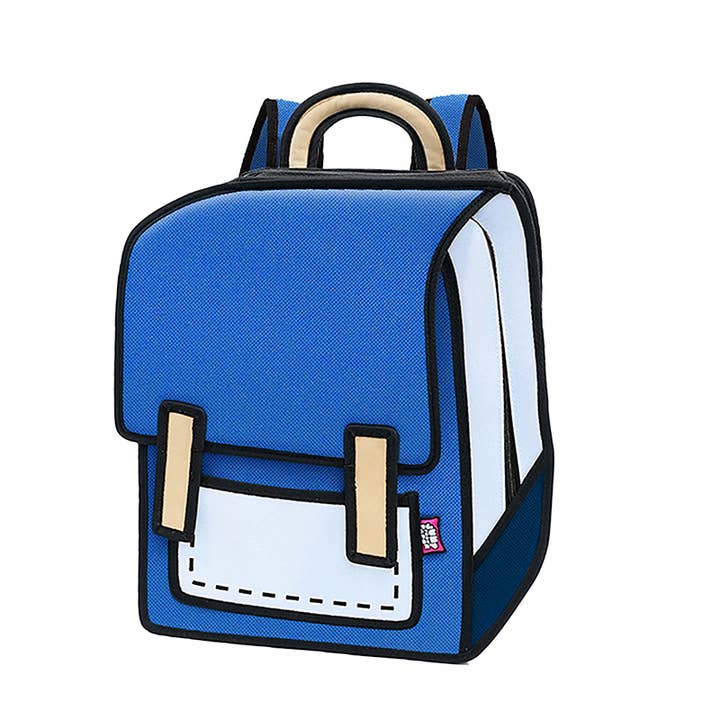 Spaceman Cartoon Backpack – Fun 2D Bag for wholesale by JumpFromPaper