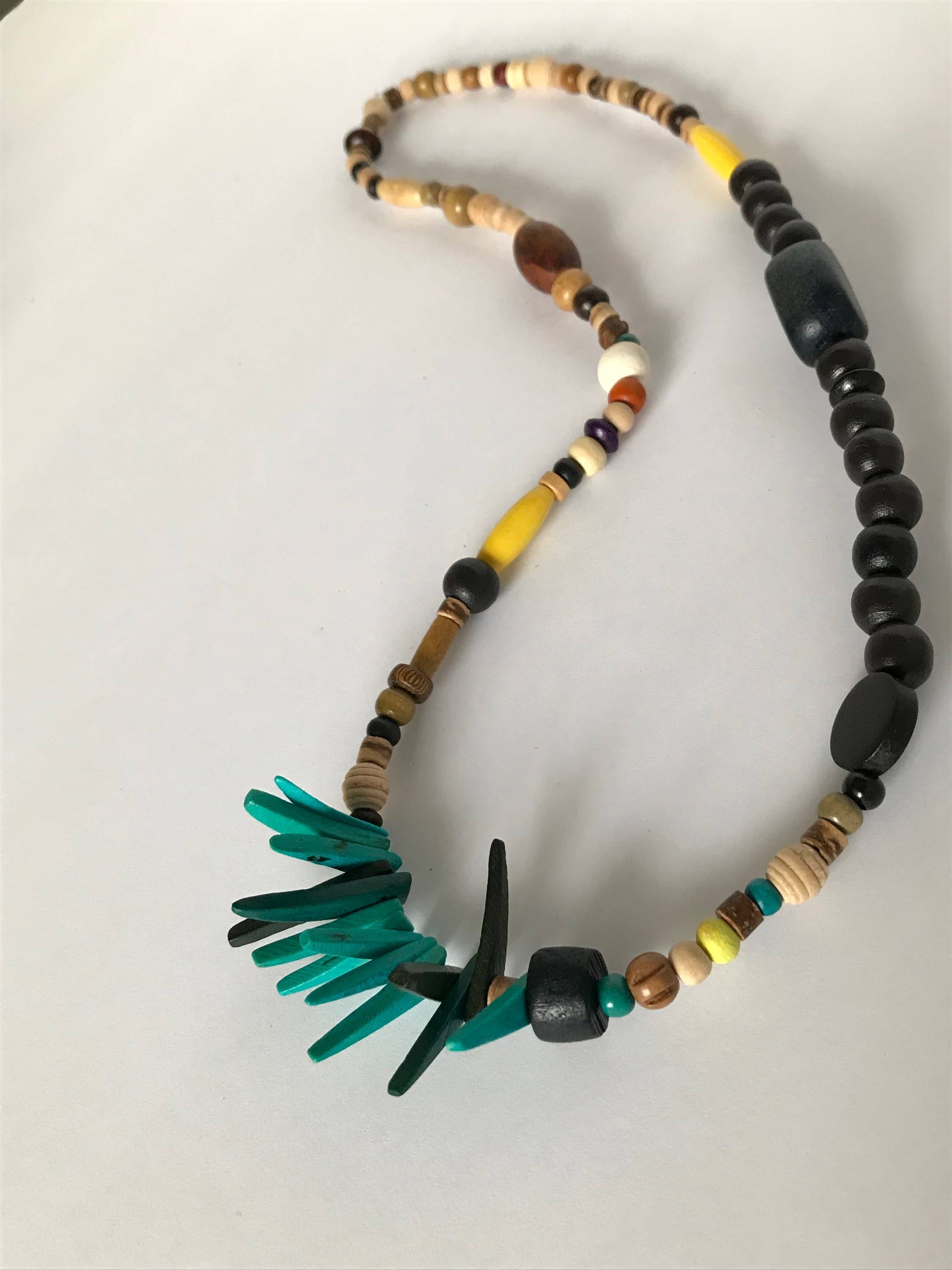 Mary Lindseth Art - Wholesale Beaded/Pearl Necklace - "Gigi" asymetrical beaded necklace4