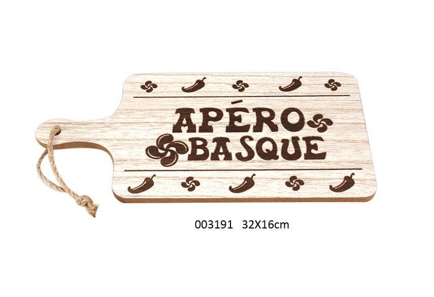 Faye - Wholesale Cutting Board - 'Apero Basque' Chili Pepper Cutting Board 32 X 16 cm0