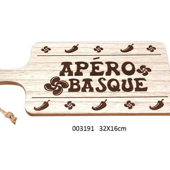 Faye - Wholesale Cutting Board - 'Apero Basque' Chili Pepper Cutting Board 32 X 16 cm