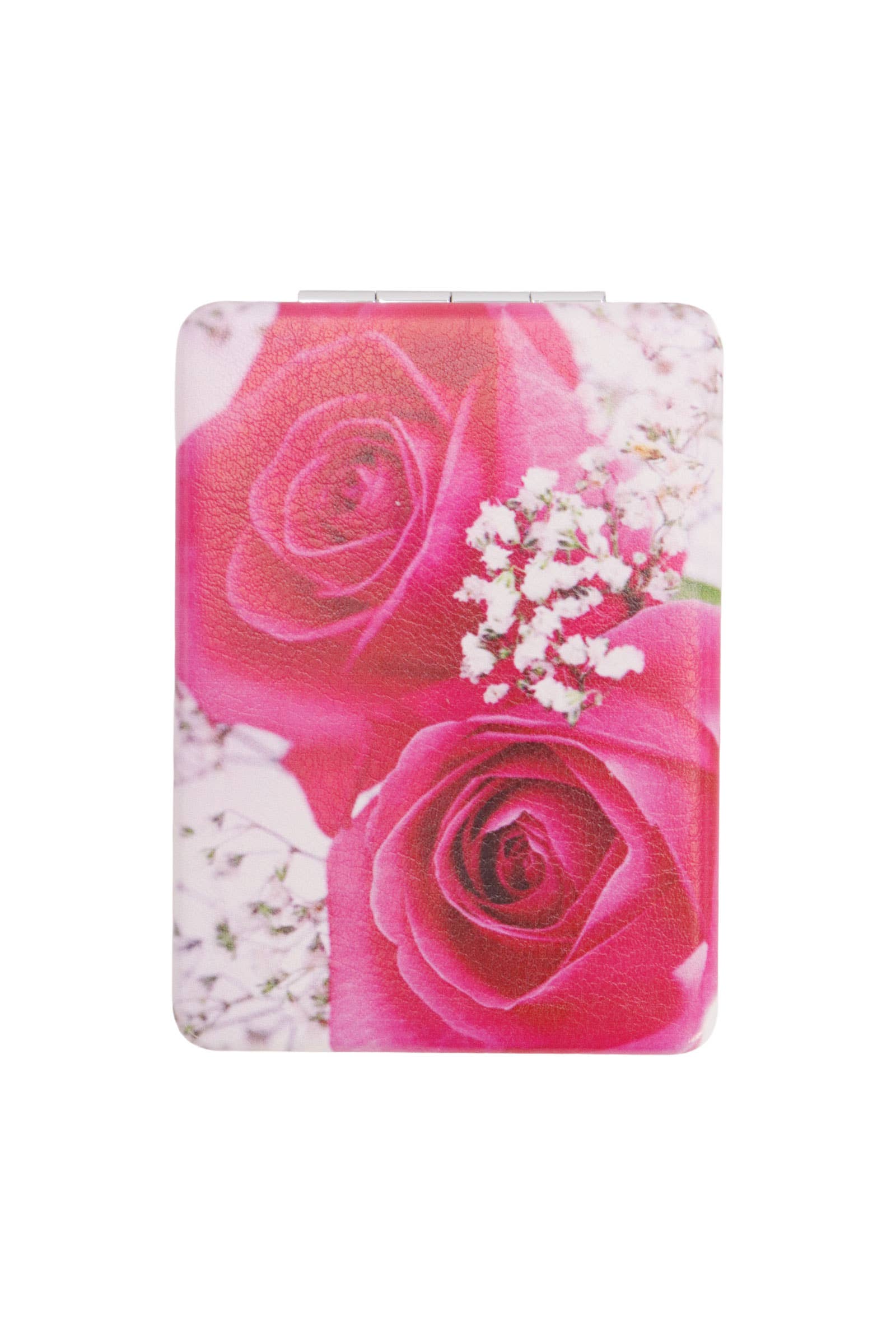 ASSORTED Rose Floral Matte Makeup Mirror - 12 Pcs for wholesale on Faire7