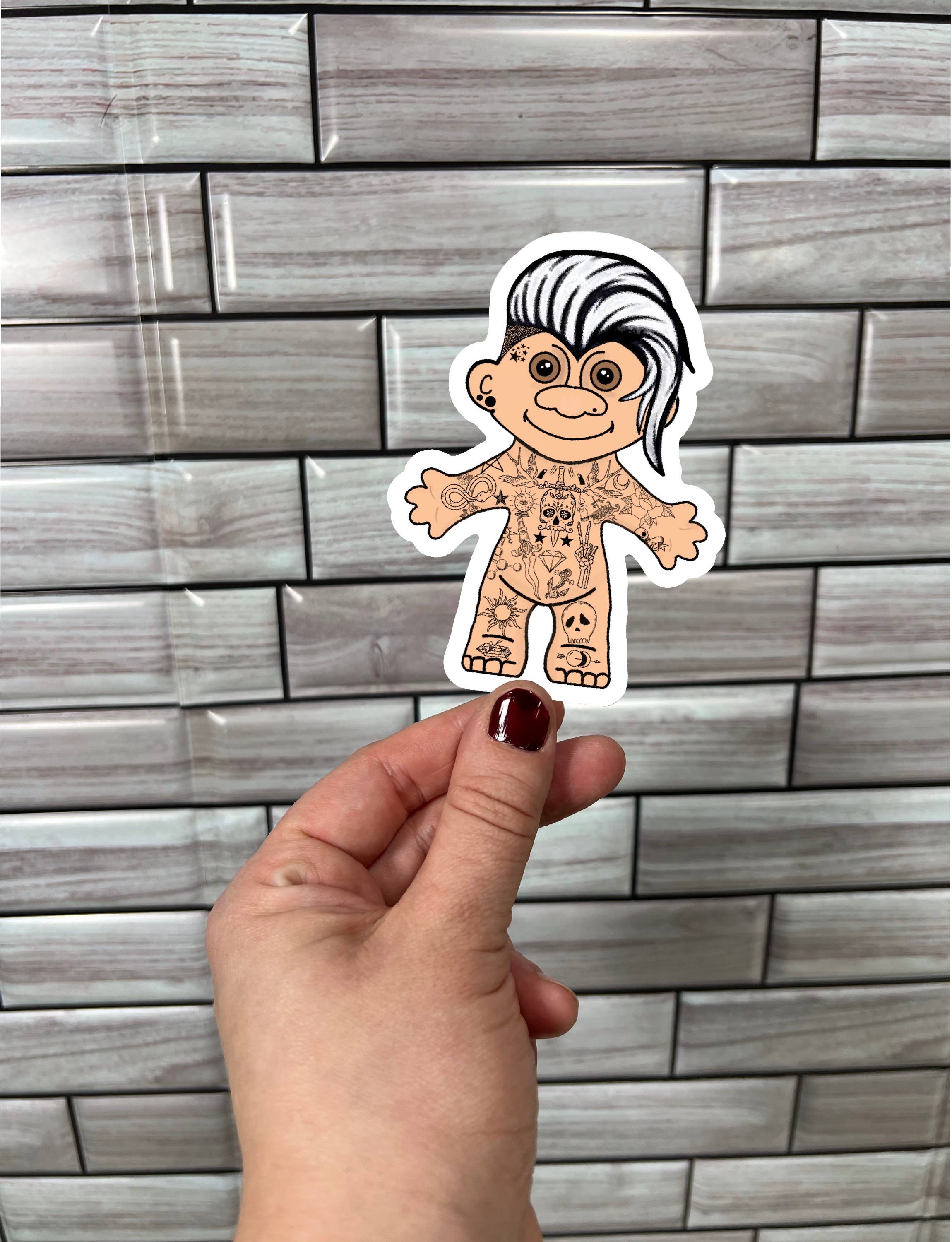 Songbird Artistry - Wholesale Sticker - Waterproof Vinyl Punk Rock Troll Sticker1