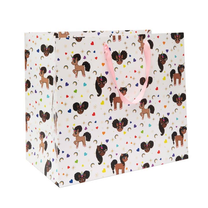 Bolsa de Regalo - Estampado de Firma Blanco Jumbo Horizontal para venta al por mayor de YOUnicorn Kidz