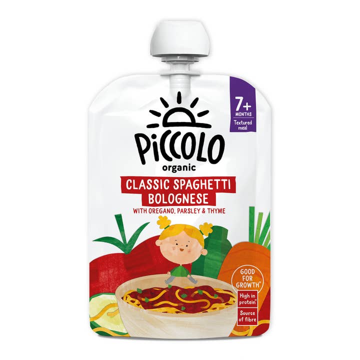 Piccolo Organic Spaghetti Bolognese 7 Months+ for wholesale by Piccolo Foods