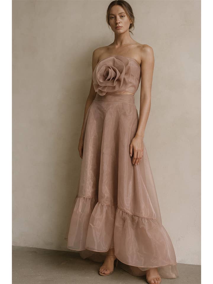 Abito Rosa Blush per la vendita all'ingrosso da parte di Mulla