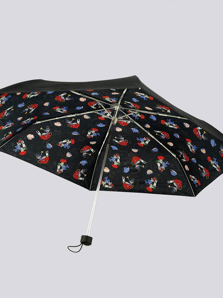 Paraguas de viaje compacto Mad Hatter para venta al por mayor de Magnolia Lounge