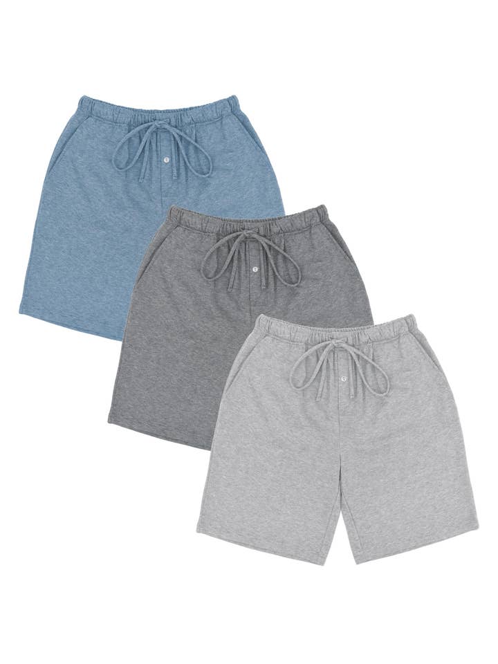 I-Wear Brands - Wholesale Lounge Shorts - Men's - Men's Peach Fleece Sleep Shorts