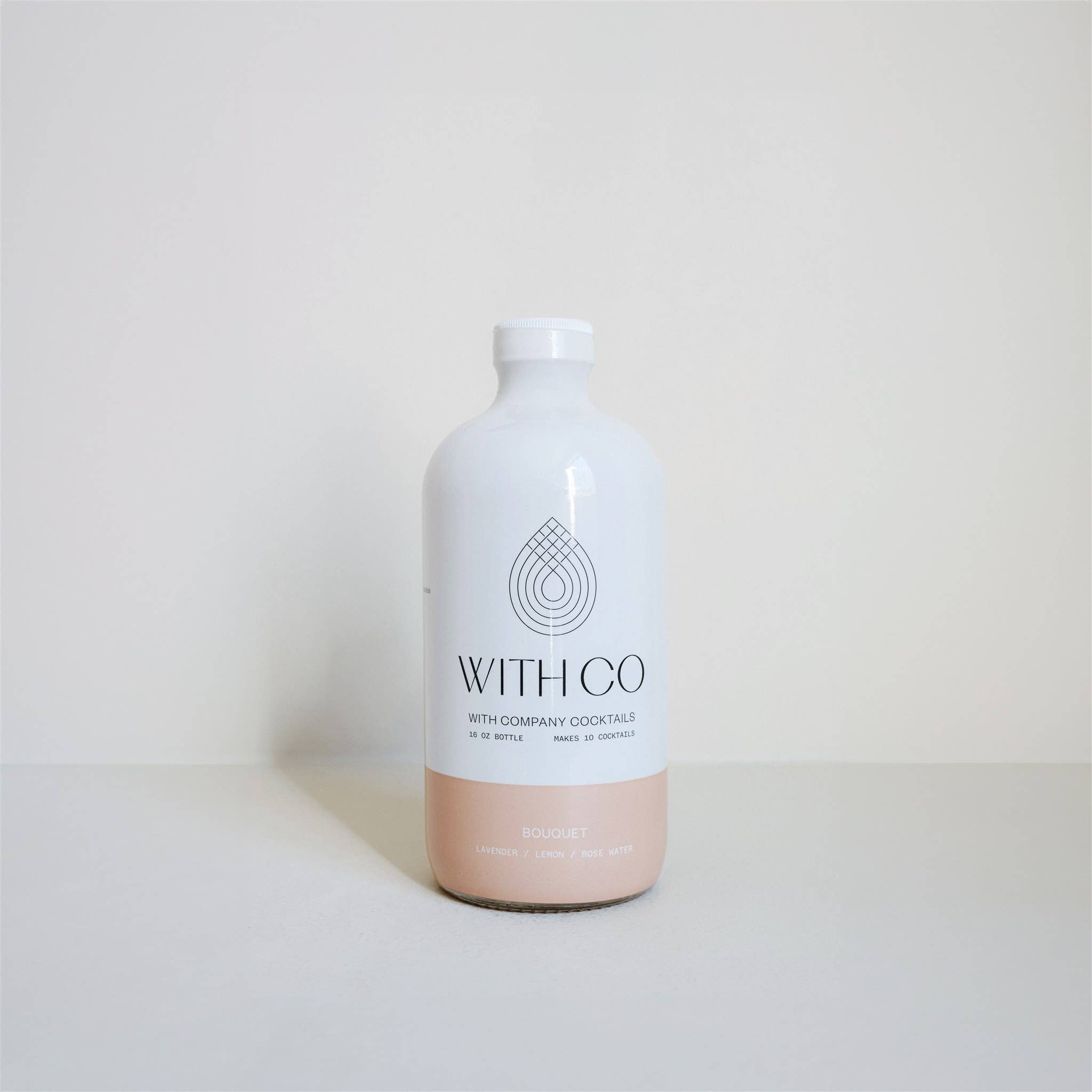 WithCo Cocktails - Wholesale Cocktail Mix/Syrup - Bouquet Mix (Lavender, Lemon, Rose Petals and Buds)12