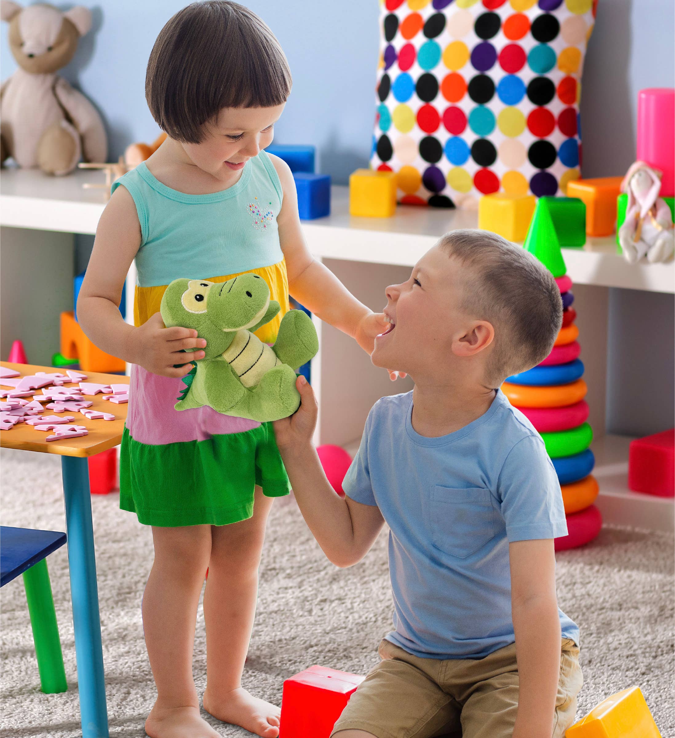 Cota Global – Peluche - Crianças e bebés por atacado – Pelúcia de 15 cm - Jacaré5