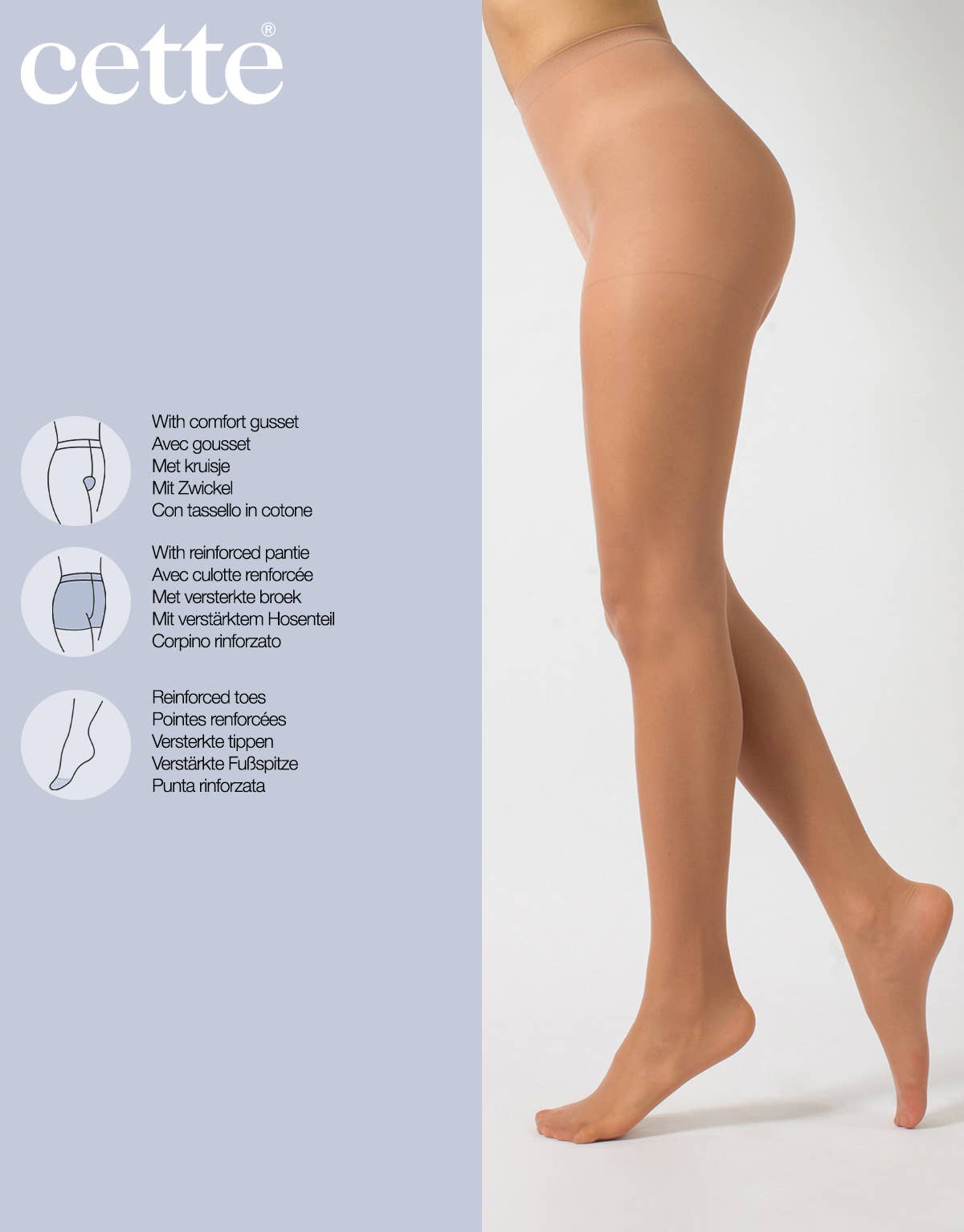 Cette - Wholesale Panty's - Dames - Dunne panty 20 DEN Lucca1