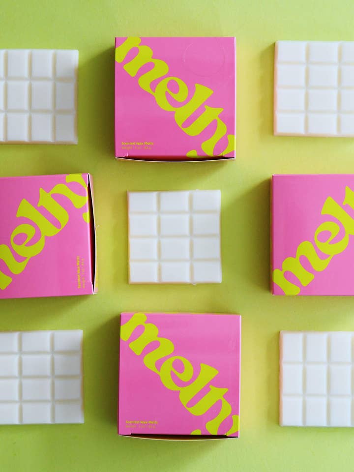 palo santo and sage non-toxic luxury wax melts for wholesale by Melty