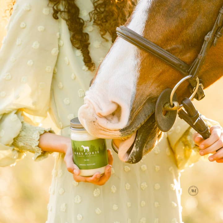 Grey Horse Candle Company - Wholesale Jar/Filled Candle - Spring Pasture Soy Candle - CLOSEOUT2