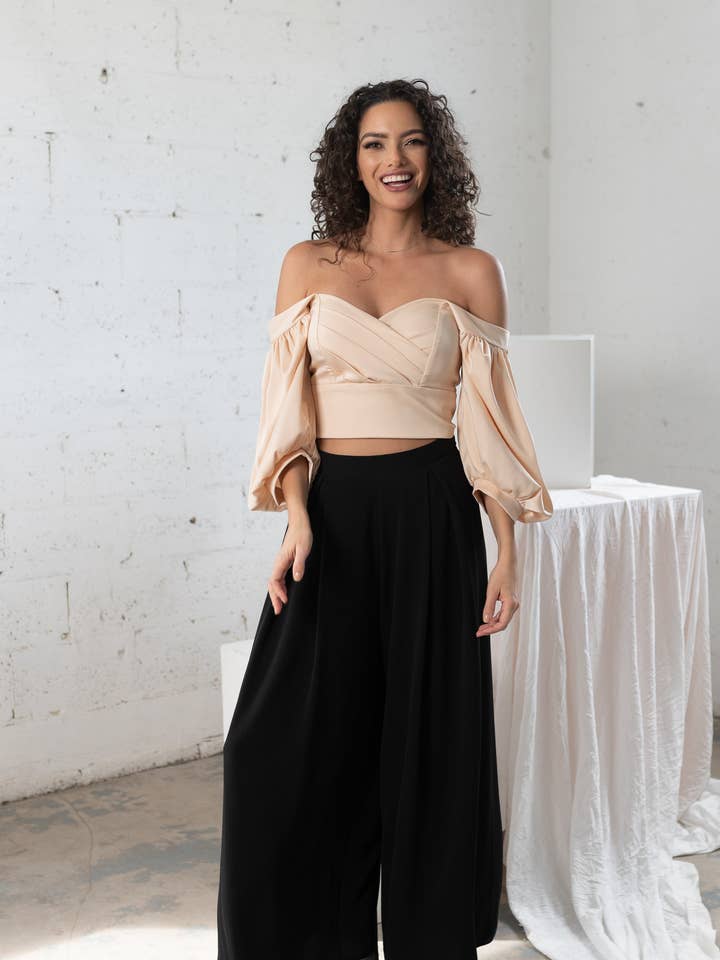 Pantalon Mara Black pour la vente par Manifiesto