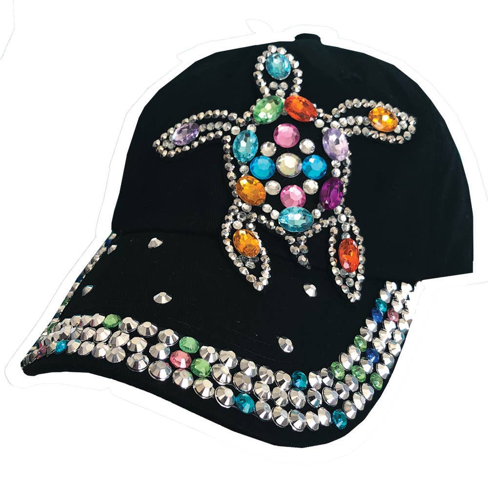 The Alabama Girl - Wholesale Baseball Cap - Women's - Crystallized Sea Turtle Hat1