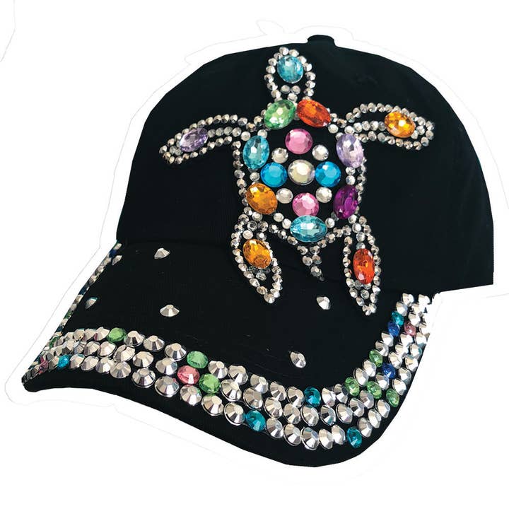 The Alabama Girl - Wholesale Baseball Cap - Women's - Crystallized Sea Turtle Hat1