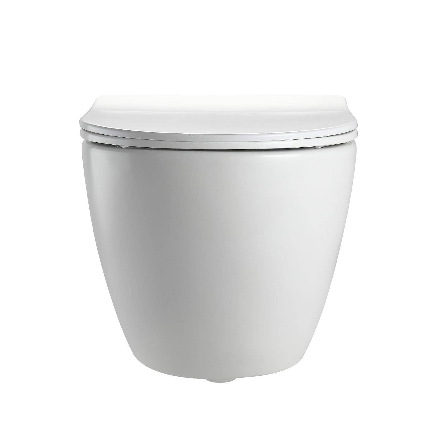 Stilform Handels GmbH - Vente Ensemble d'accessoires pour salle de bain - Toilettes suspendues sans rebord Soho 3.0 blanc brillant avec chasse Whirlflush Tornado et siège super fin6