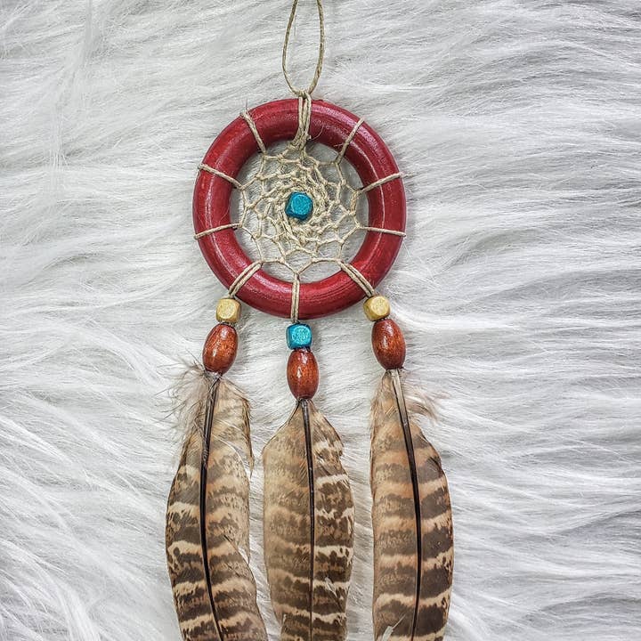 The Woven Muse - Wholesale Dream Catcher - Natural Mini Dreamcatcher