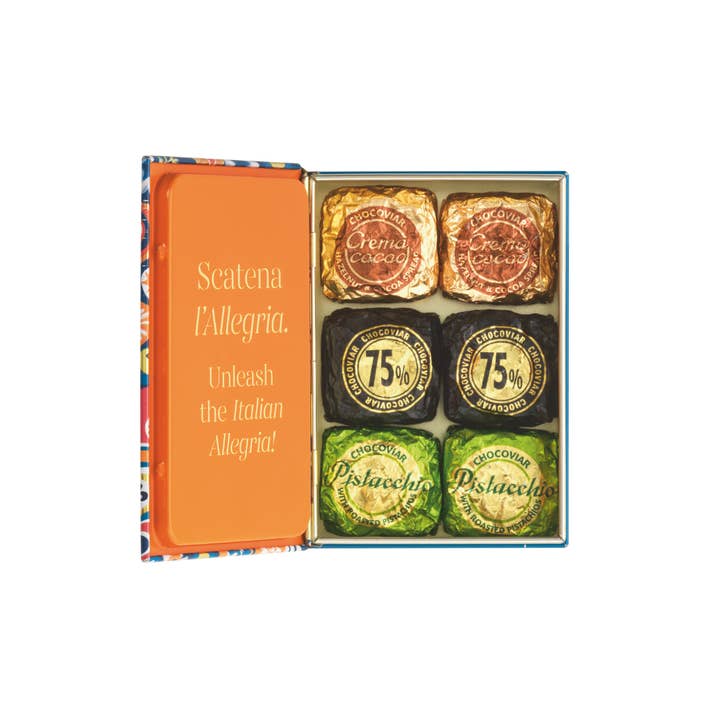 Venchi - Wholesale Chocolate Box - Murrine Mini Book Box - Assorted Gourmet Italian Chocolate3