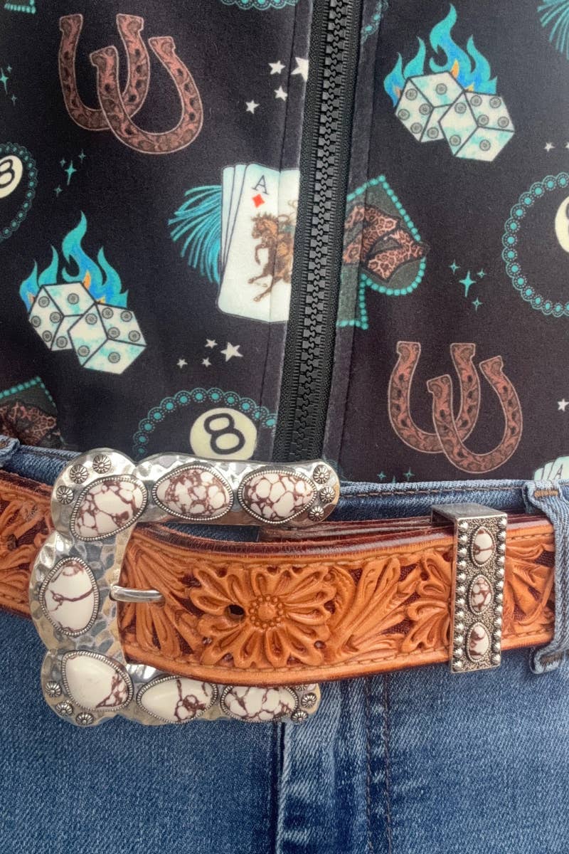 Sterling Kreek - Wholesale Belt Buckle - Women's - Buckle Up Belt Buckle White