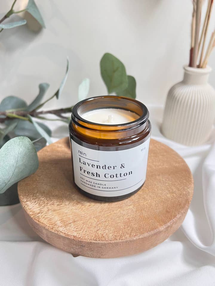 Candles in Rustic Brown Jars, 3oz /90 ml, Soy Wax Candle for wholesale by Studio Rein