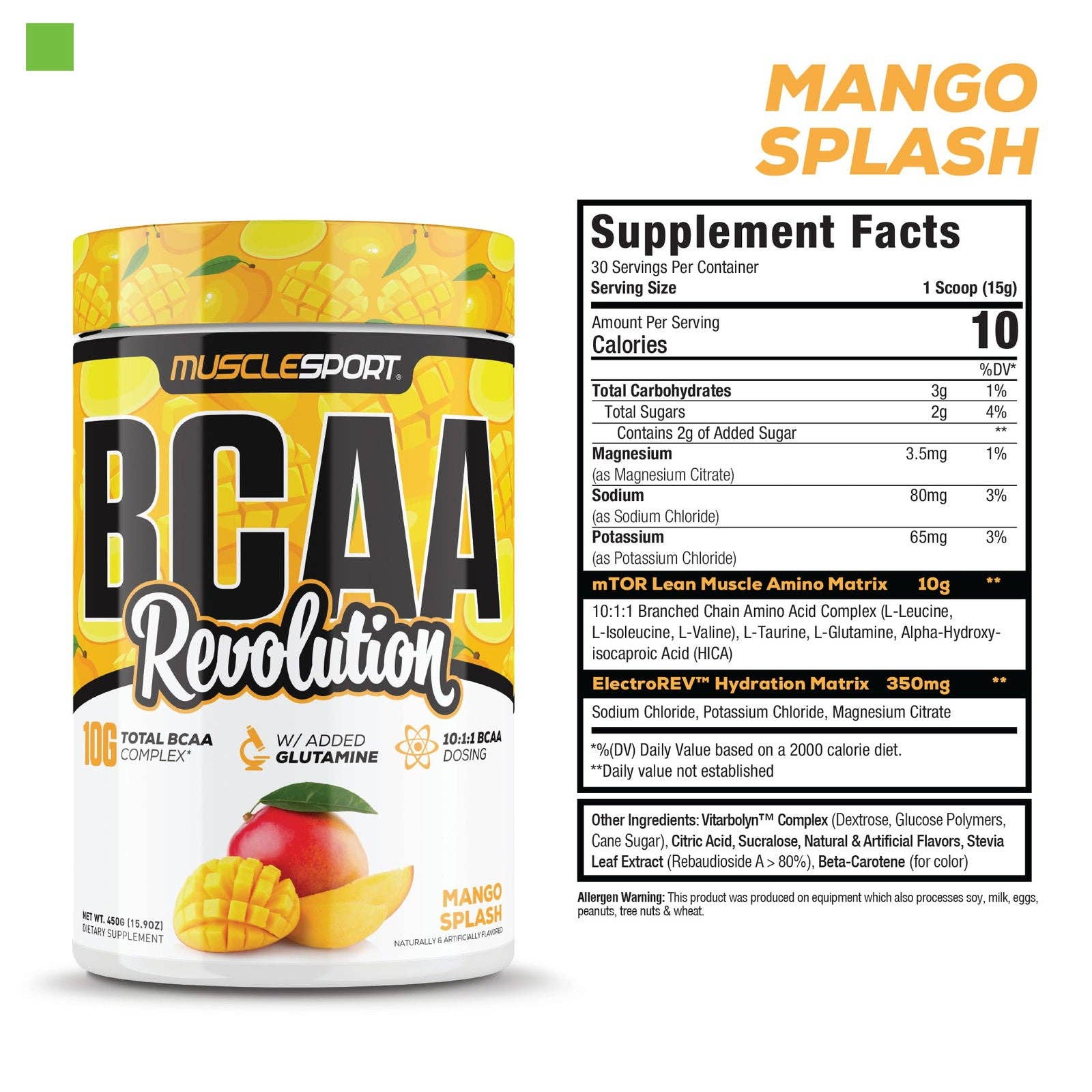 MuscleSport - Wholesale Protein/Superfood Powder - BCAA Revolution™2