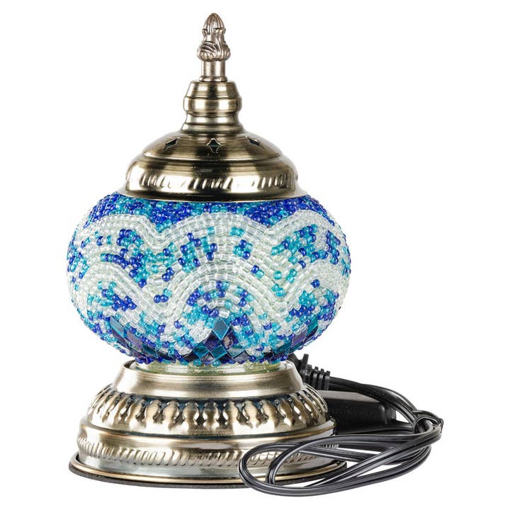 Benjamin International - Wholesale Accent/Desk Lamp - ASSORTED MOSAIC LAMPS WITH LIGHT4