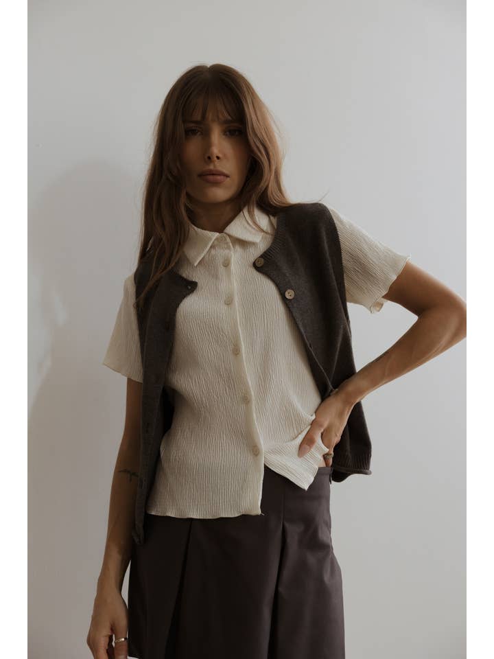 All Row - Wholesale Button Down Shirt - Women's - The Linnea Top