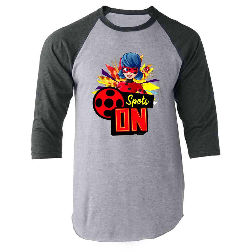 Pop Threads - Wholesale Screen Printed T-Shirt - Kids - Miraculous Ladybug and Cat Noir Merch Spots On Unisex Tee1