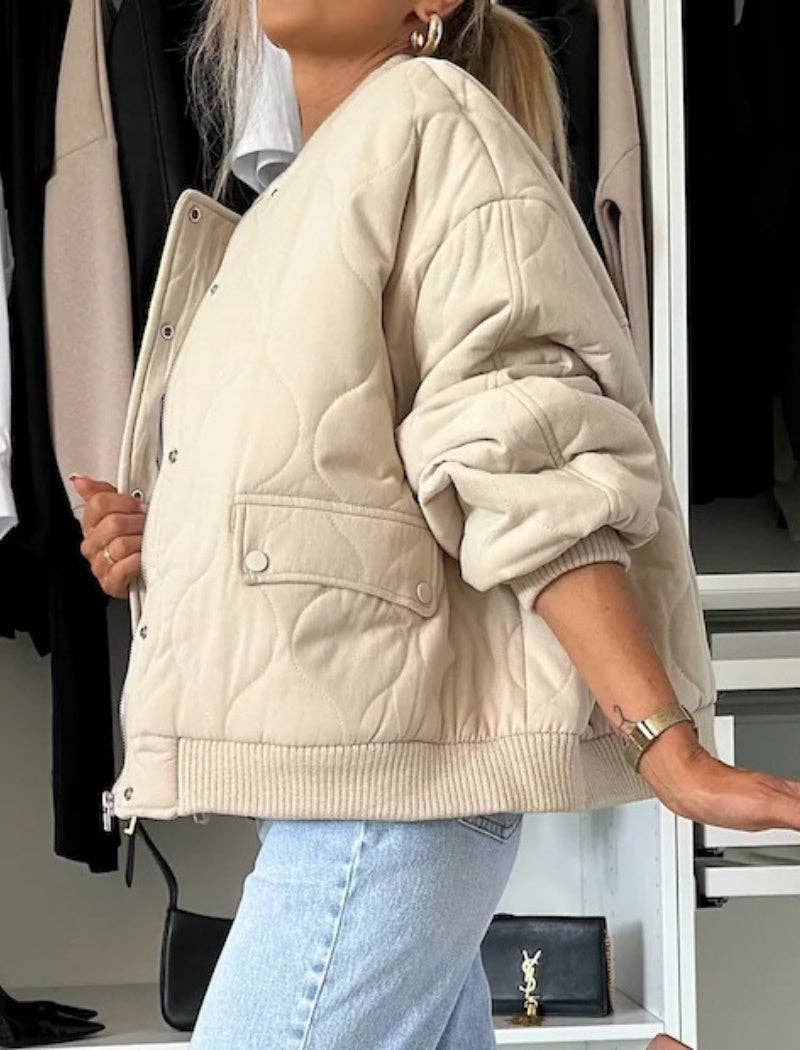 safistyle - Wholesale Bomber Jacket - Women's - Quilted Bomber Jacket1