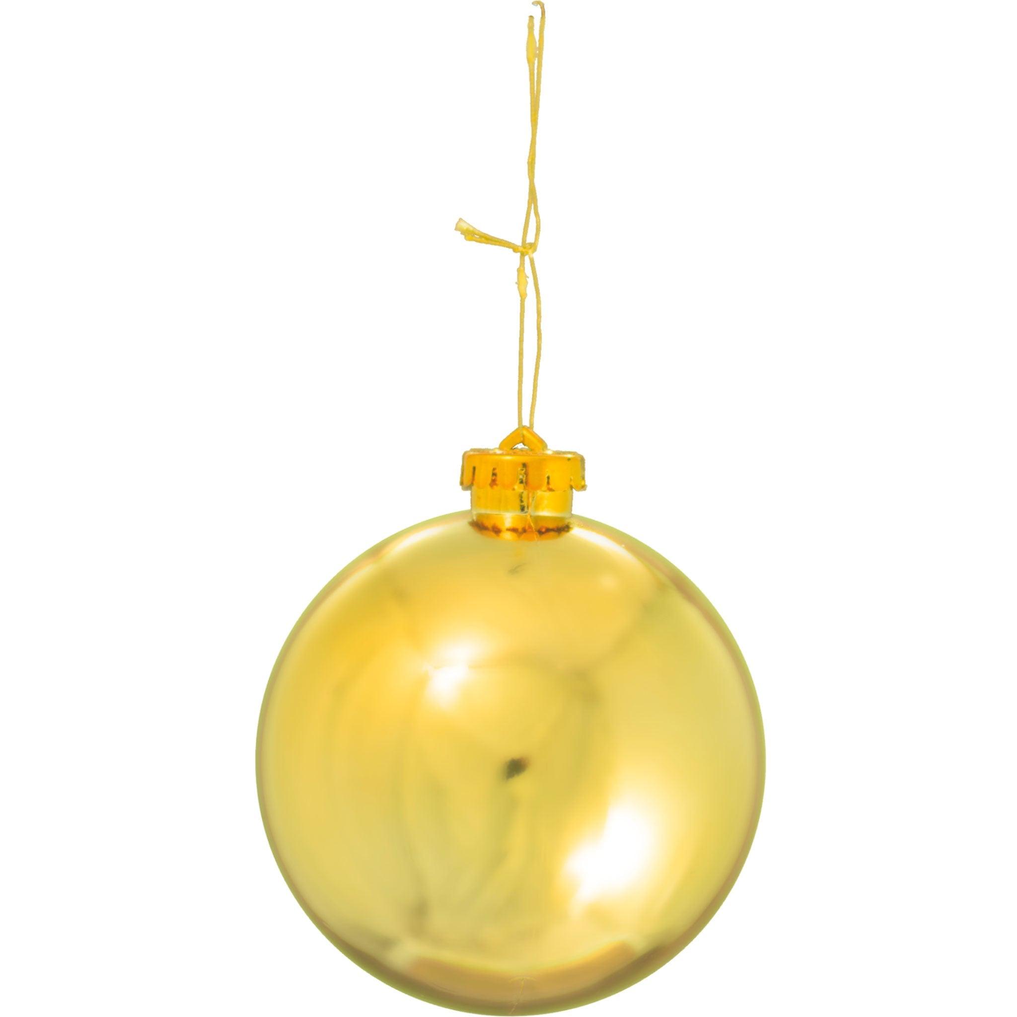Lee Display - Vente Objets de décoration - Boules de Noël dorées brillantes10
