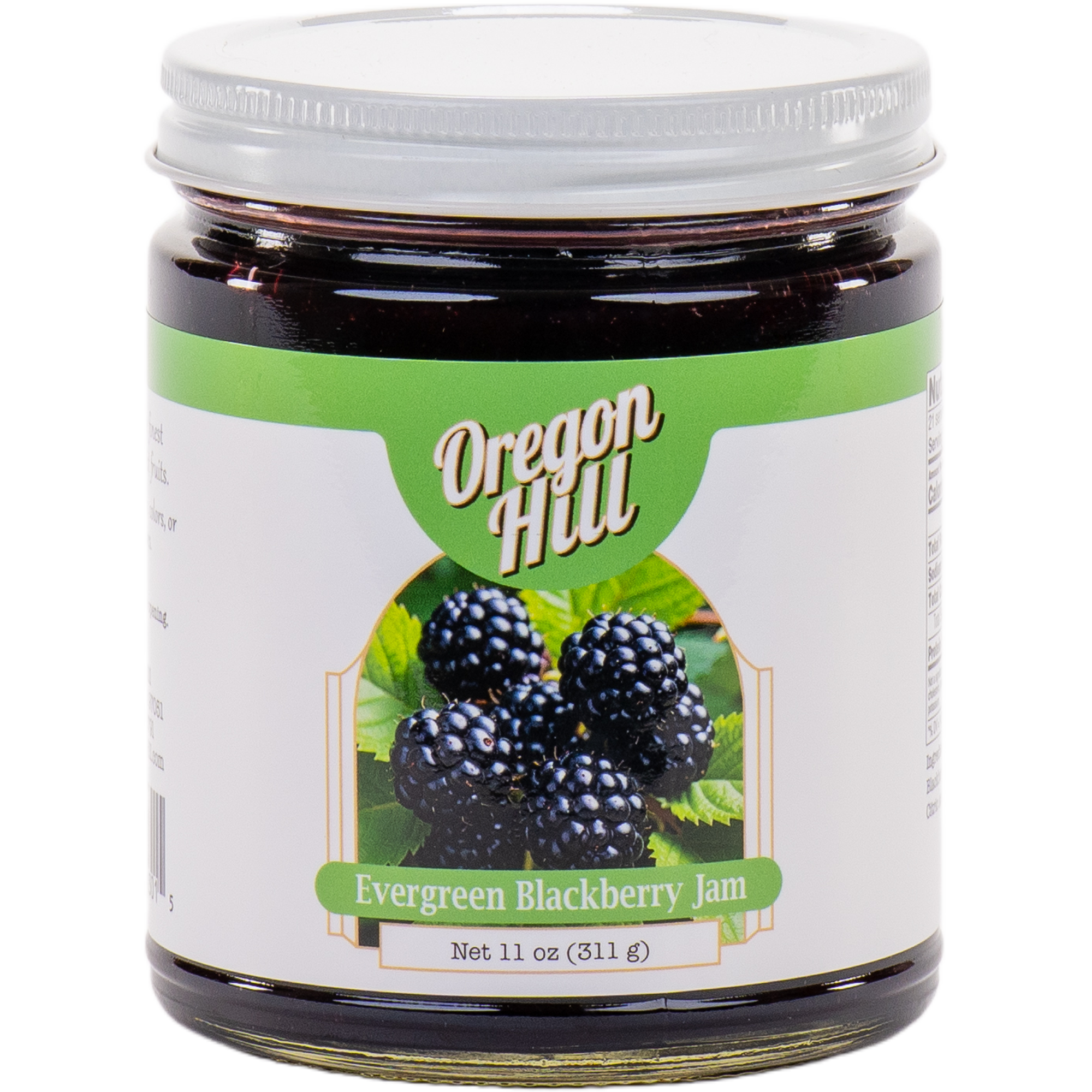 Oregon Hill Farms - Wholesale Jam/Jelly - Evergreen Blackberry Jam 11 oz.0