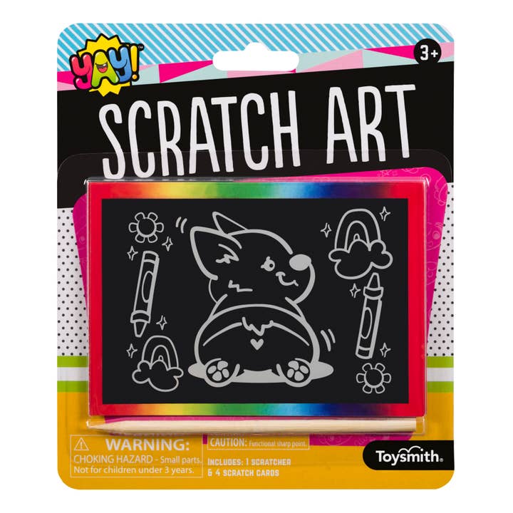 Toysmith - Wholesale Art Set - Kids & Baby - Yay! Scratch Art, Reveal The Four Different Designs