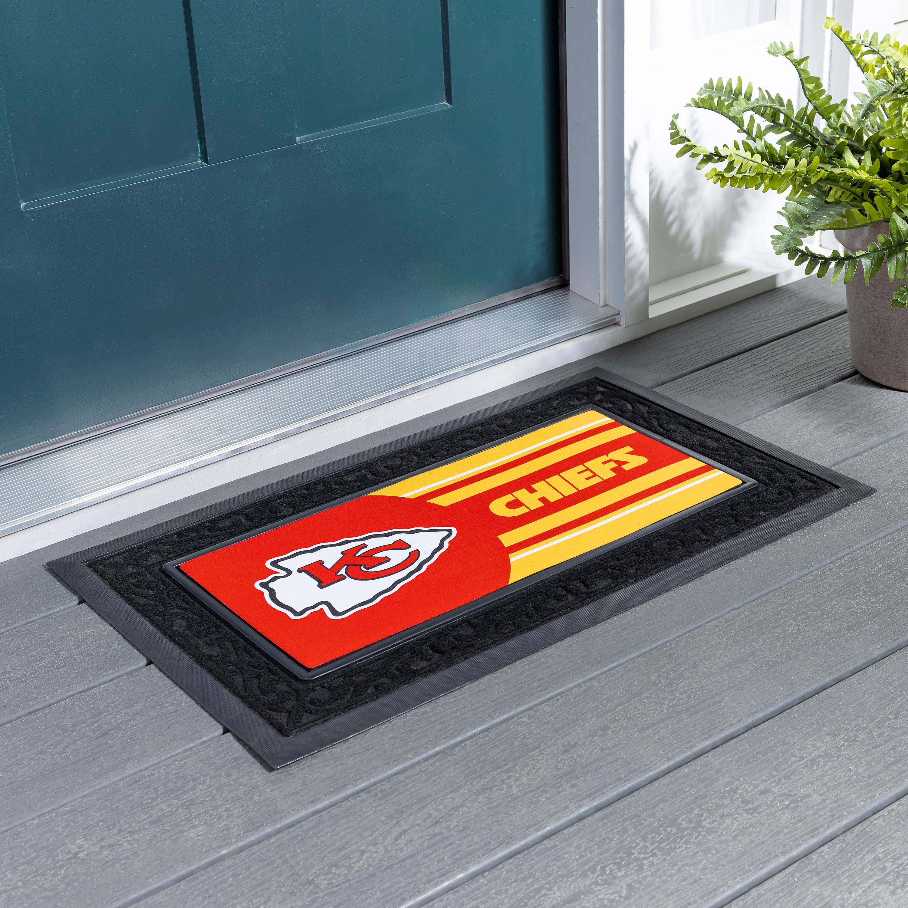 Evergreen Enterprises - Wholesale Door Mat - Kansas City Chiefs Sassafras Switch Mat0