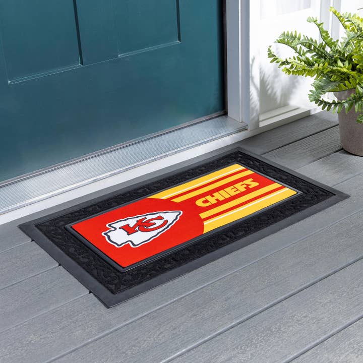 Evergreen Enterprises - Wholesale Door Mat - Kansas City Chiefs Sassafras Switch Mat