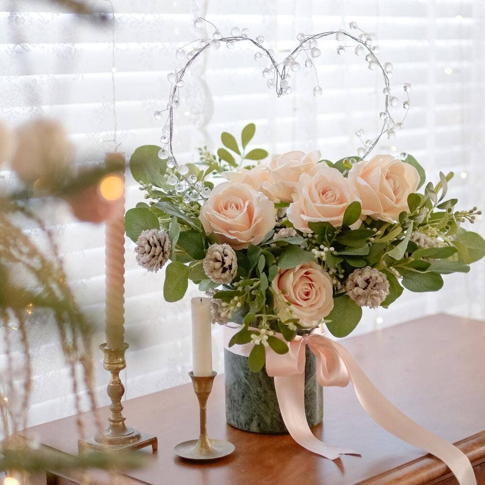 Factory Direct Craft – wholesale Konstgjord växt – 18" Konstgjord Silver Dollar Eukalyptus Grönska Lövbuske2