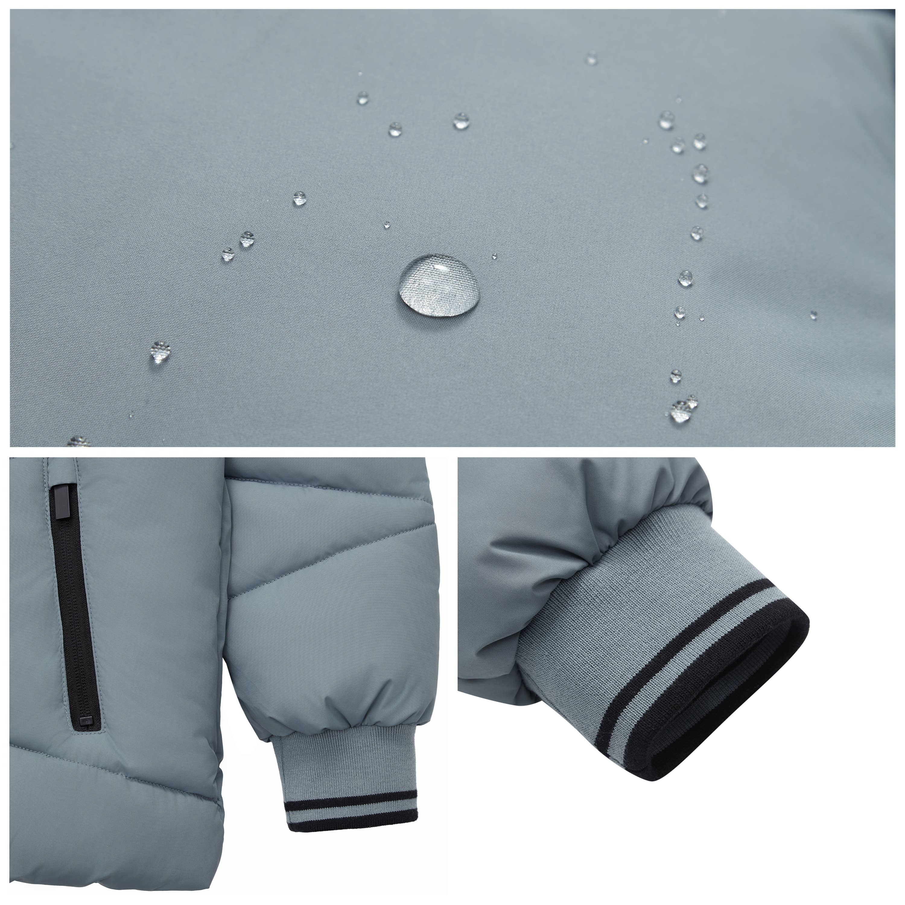 Rokka & Rolla - Wholesale Puffer Jacket - Kids - Boys' Grid Winter Coat Kids' Fleece Lined Jacket9