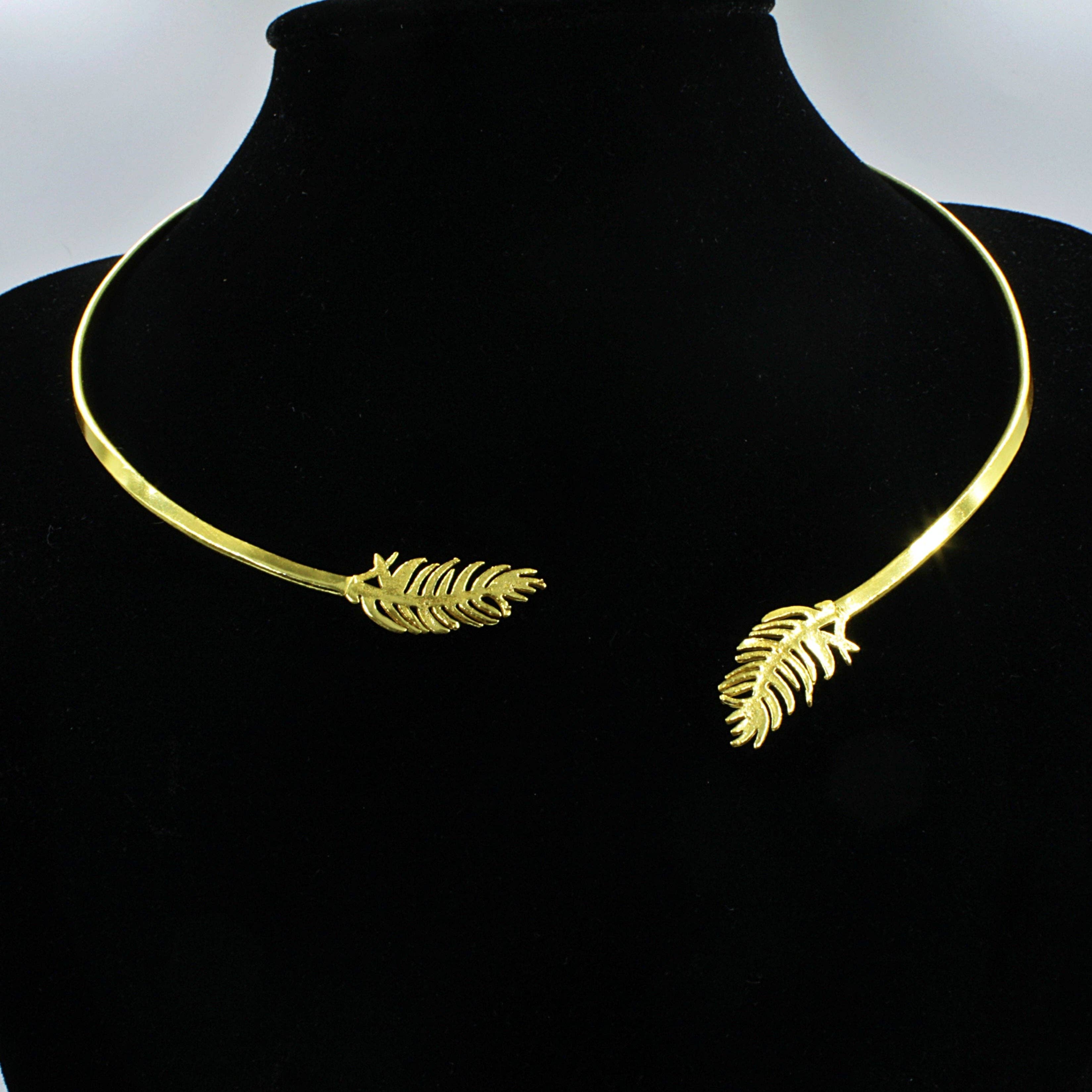 LA MAR - Wholesale Choker/Collar - OLIMPIA gold-plated choker1