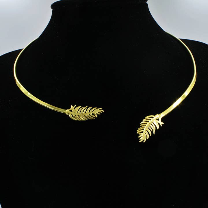 LA MAR - Wholesale Choker/Collar - OLIMPIA gold-plated choker1