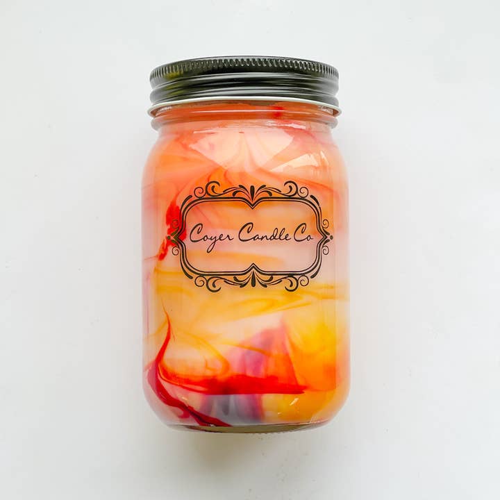 Coyer Candle Co. - Wholesale Jar/Filled Candle - 16 oz Pint Mason Jar Candles - Winter & Christmas Collection