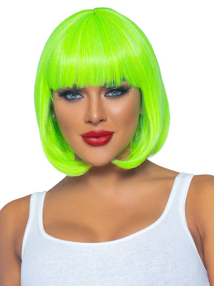 12" Neon Short Bob Wig for wholesale by Leg Avenue