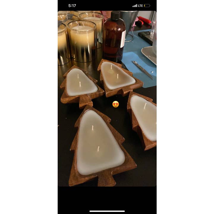 Woodware&Co - Wholesale Jar/Filled Candle - WHOLESALE Mini Christmas Tree Bowl1